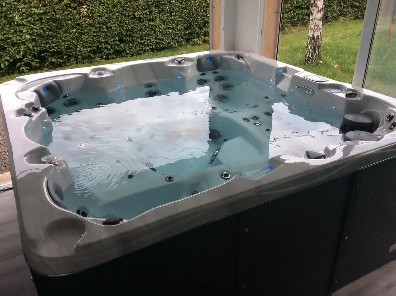 Installation d'un spa Vancouver à Tournus, autre vue du chantier