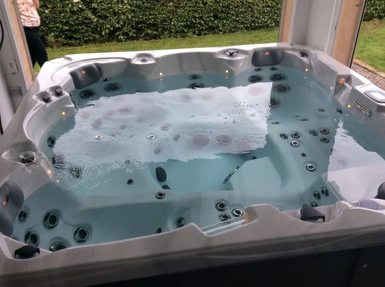 Installation d'un spa Vancouver à Tournus, autre vue du chantier