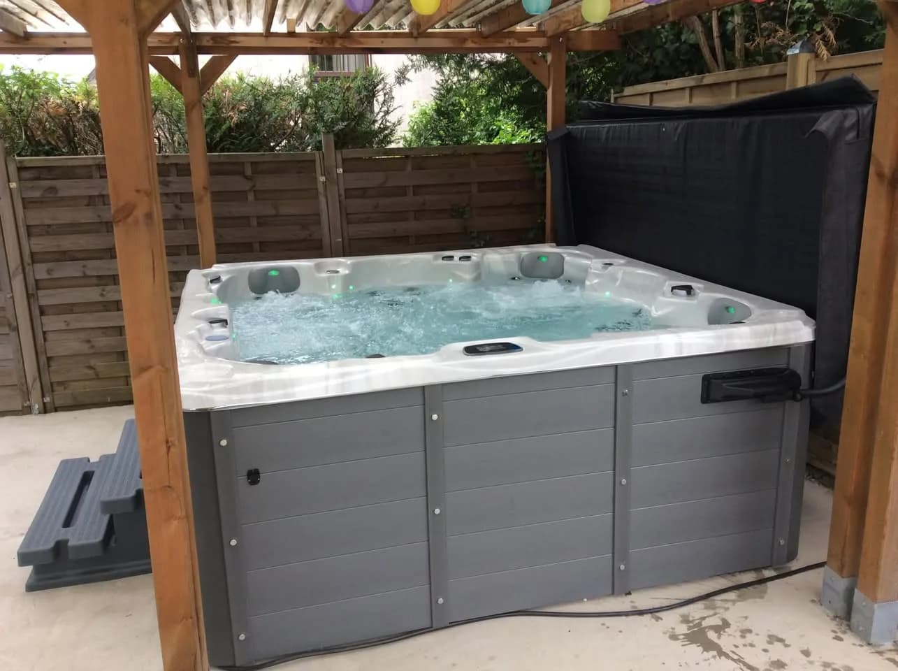 Installation d'un spa Vancouver à Vernouillet, autre vue du chantier