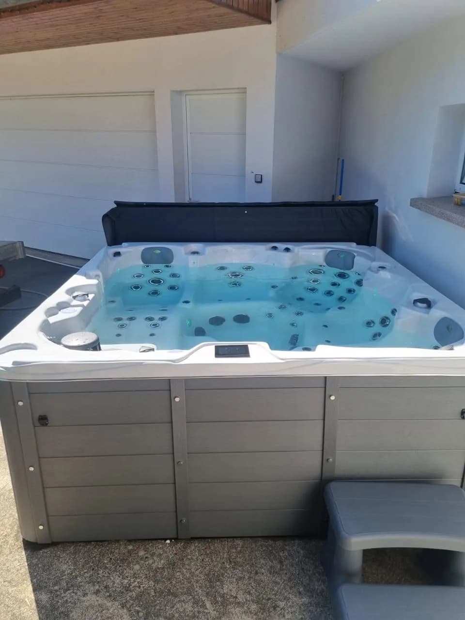 Installation d'un spa Vancouver à Wasserbourg, autre vue du chantier