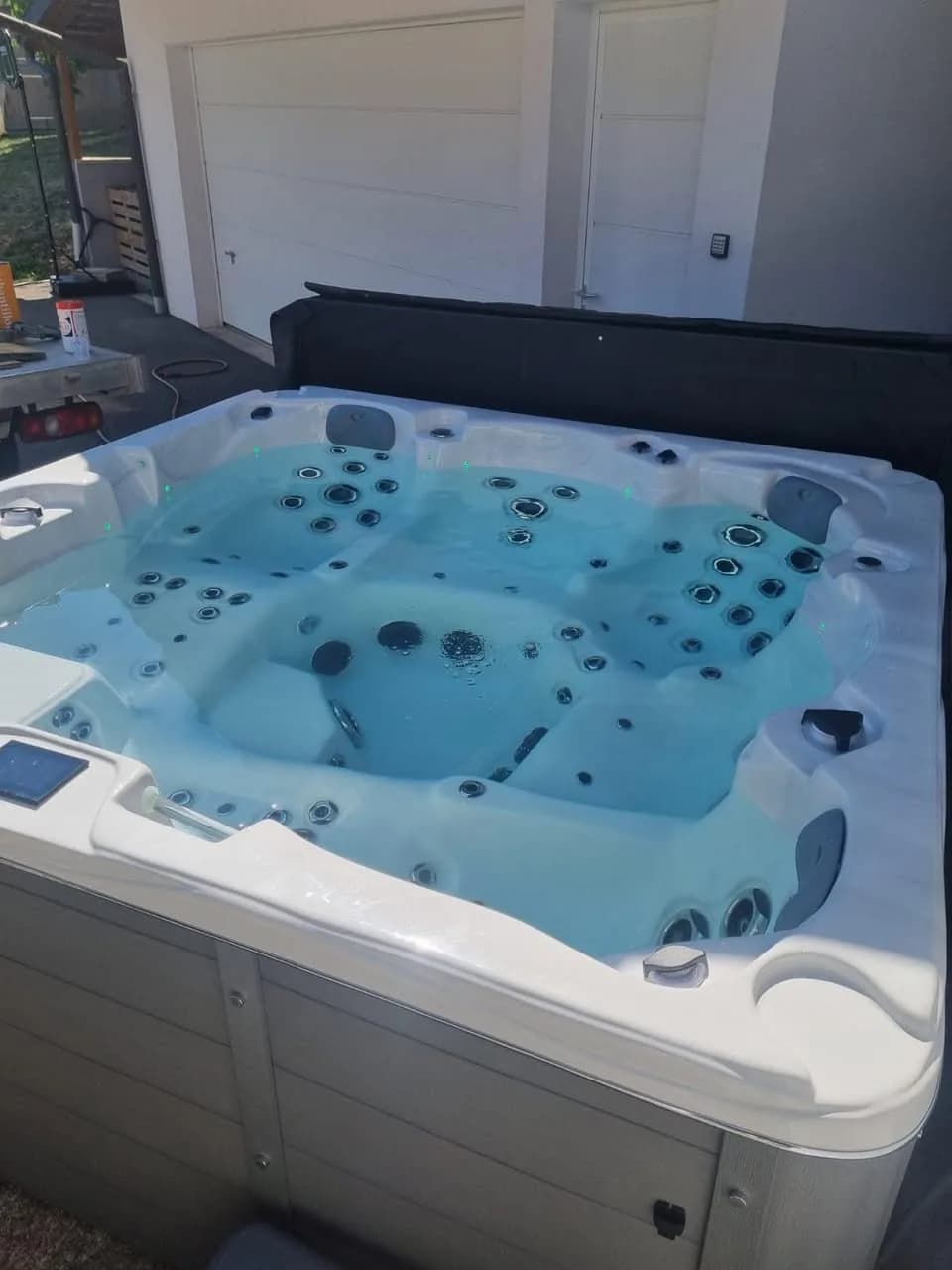 Installation d'un spa Vancouver à Wasserbourg, autre vue du chantier