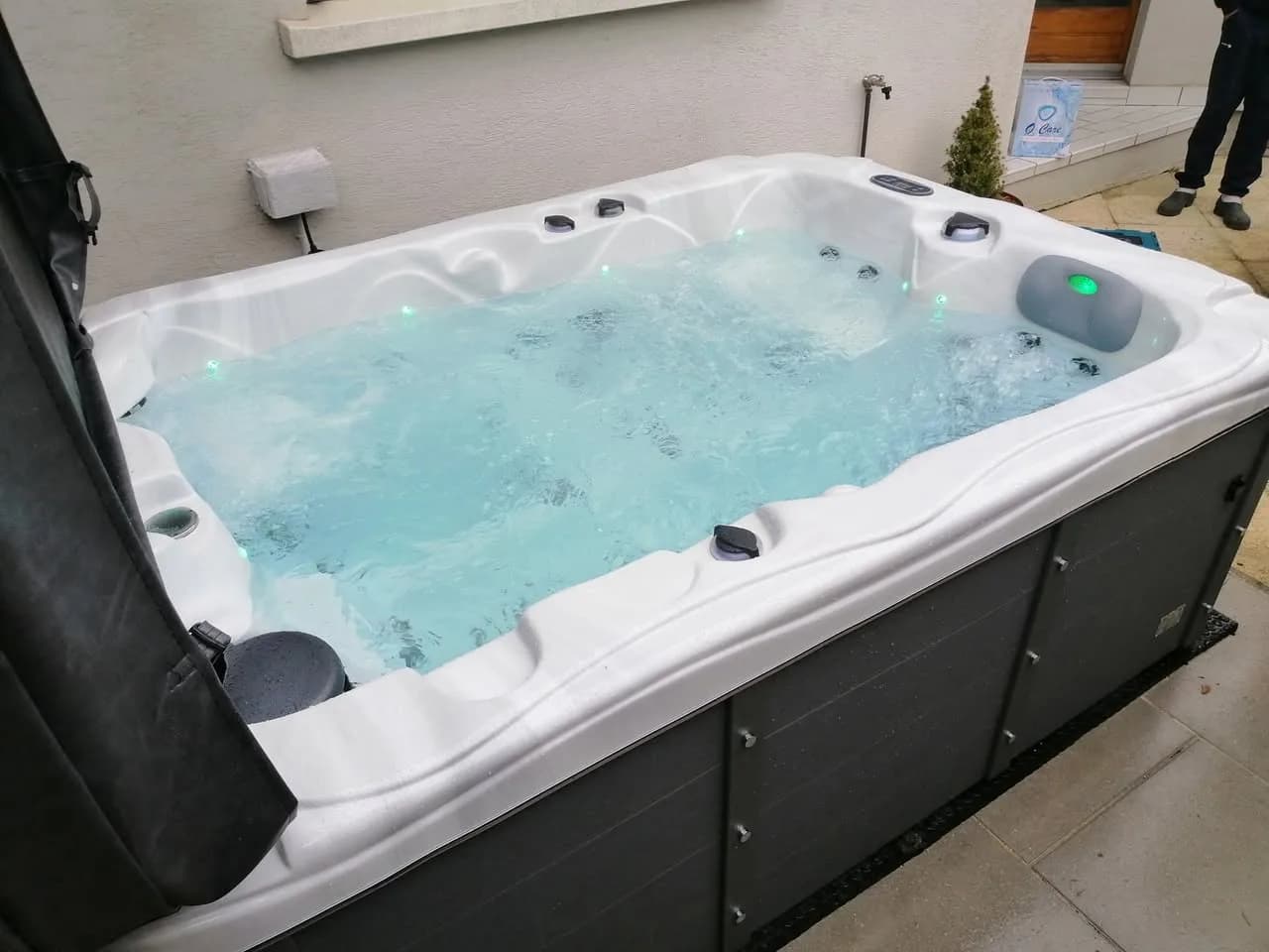 Installation d'un spa Victoria Duel à Rixheim, autre vue du chantier