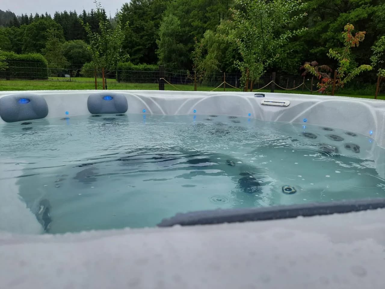 Installation d'un spa Yukon dans les Vosges, autre vue du chantier