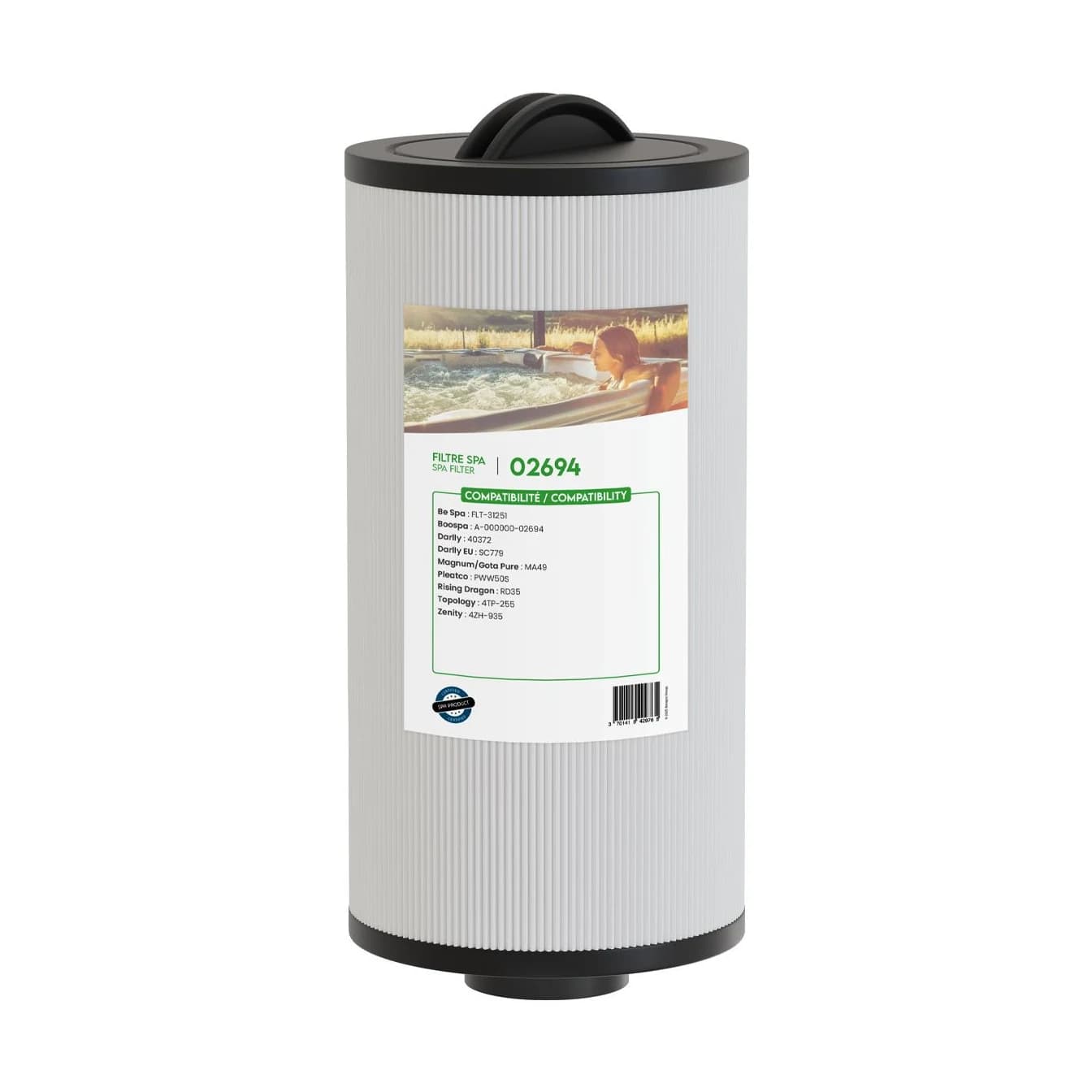 Filtre de spa 40372 / RD35 / 4TP-255 / PWW35L, cartouche filtrante, version classique
