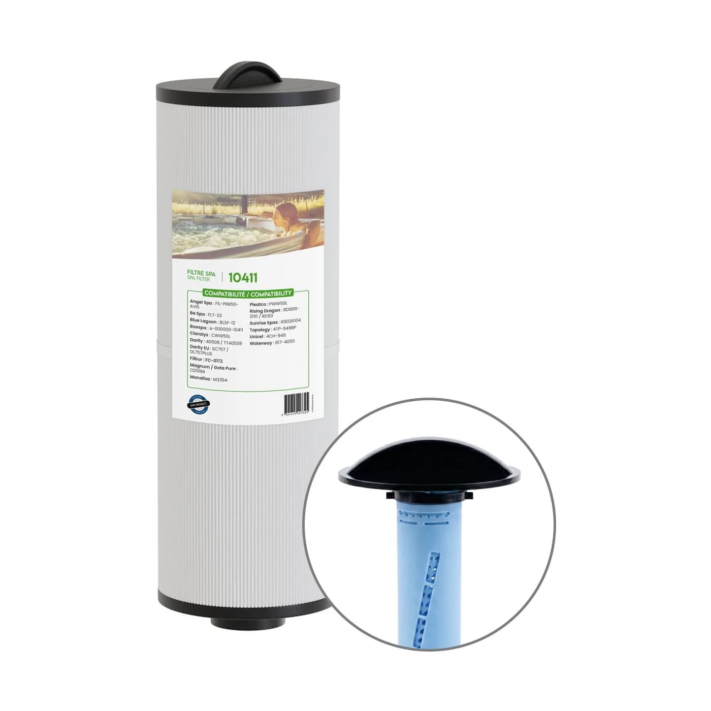 Filtre de spa 40508 / 4CH-949 / PWW50L, cartouche filtrante