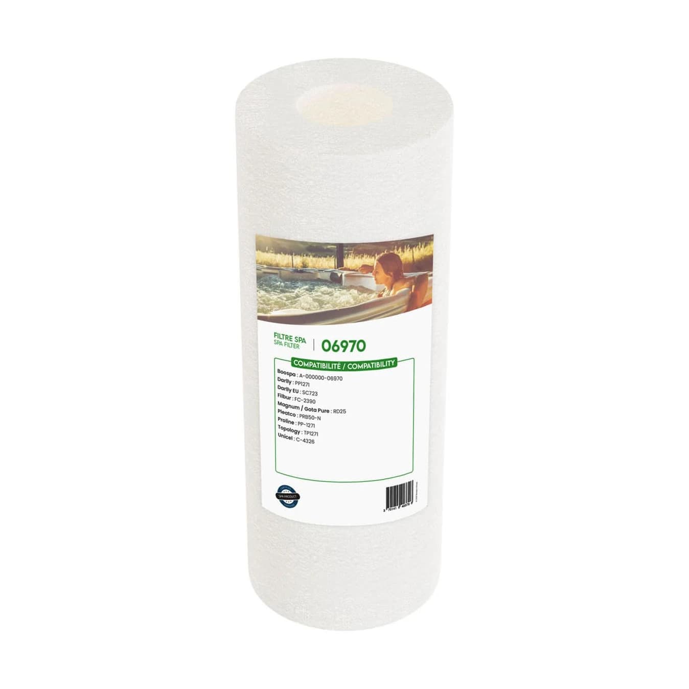 Filtre de spa Microfibre PP1271 / TP1271 / C-4326 / PRB25-N, cartouche filtrante