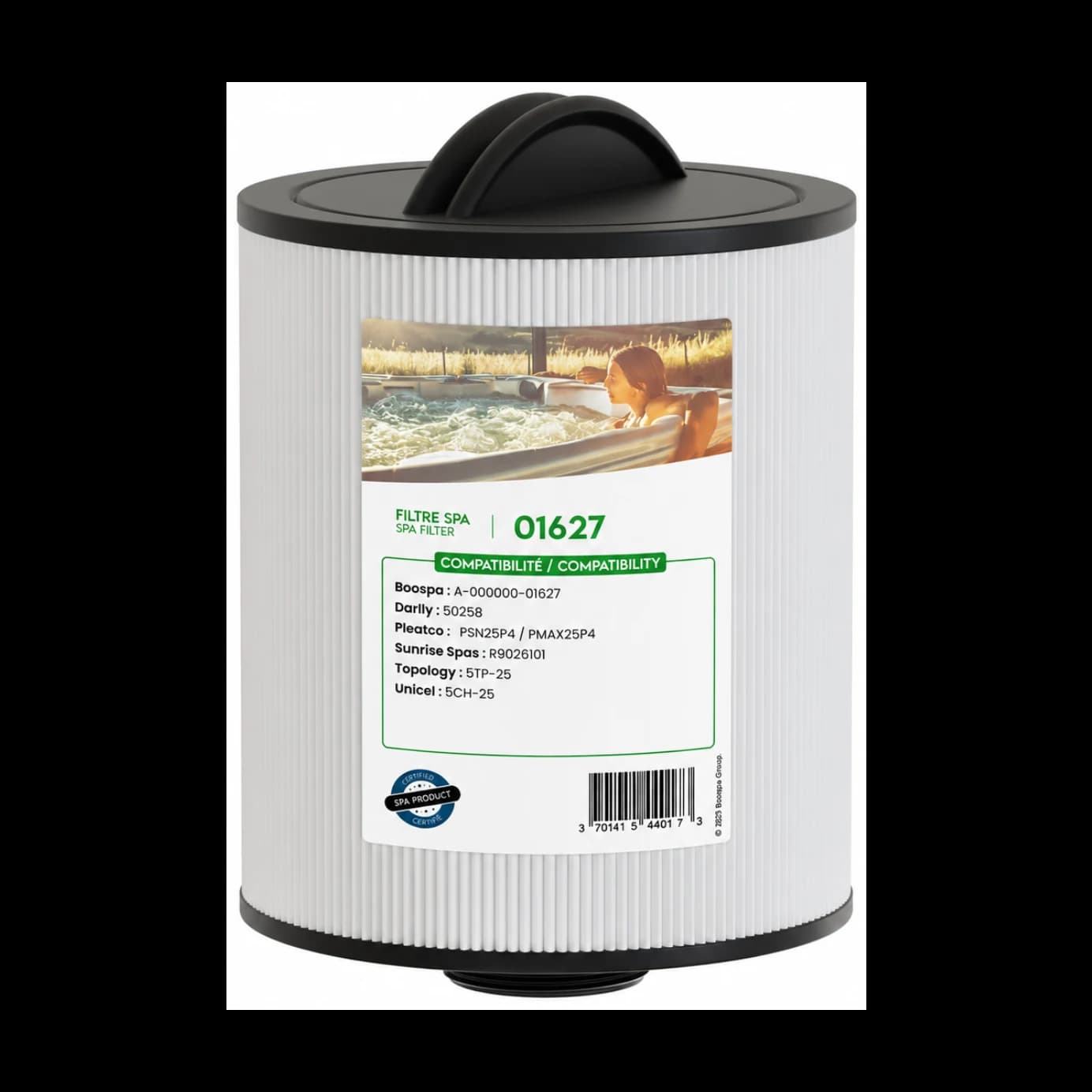 Filtre de spa PSN25P4 / PMAX25P4 / 50258, cartouche filtrante