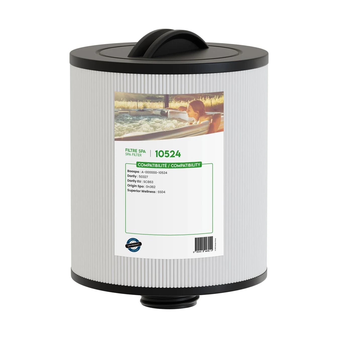 Filtre de spa Superior Wellness SS04 / 50327 / SC863 Classique, cartouche filtrante