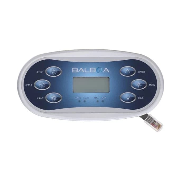 Tableau de commande VL600S Jets1-Jets2-Light-Warm-Mode-Cool