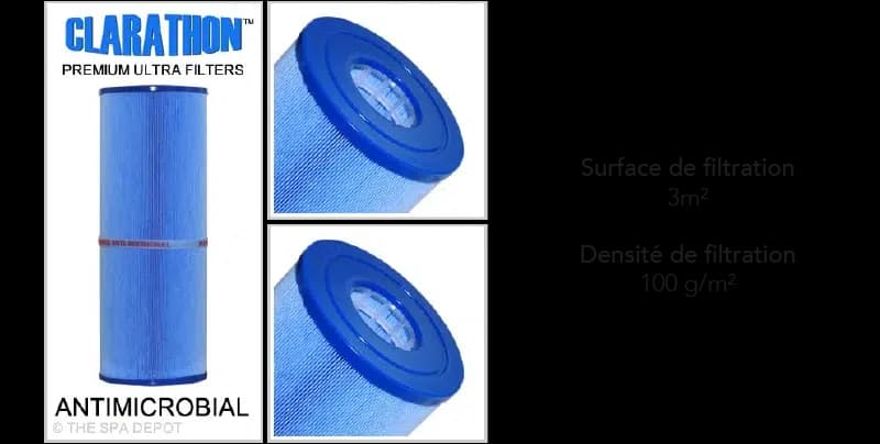 Filtres équipant le spa Victoria Duel