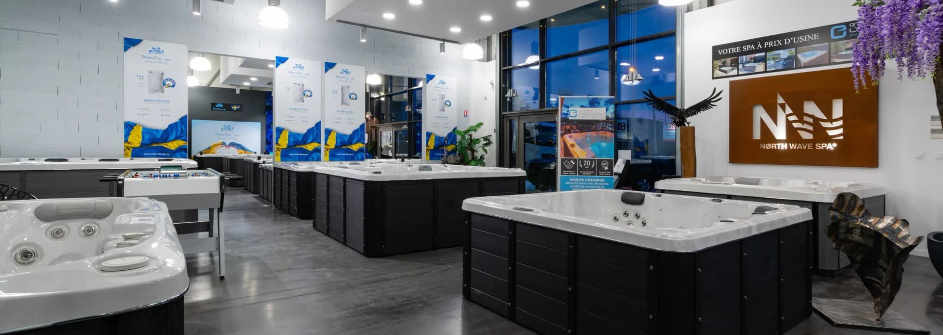 Espace North Wave Spa du showroom de Richwiller