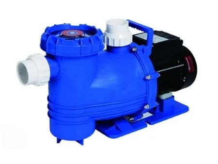 Pompe de filtration DXD-550FM à corps bleu, avec son préfiltre
