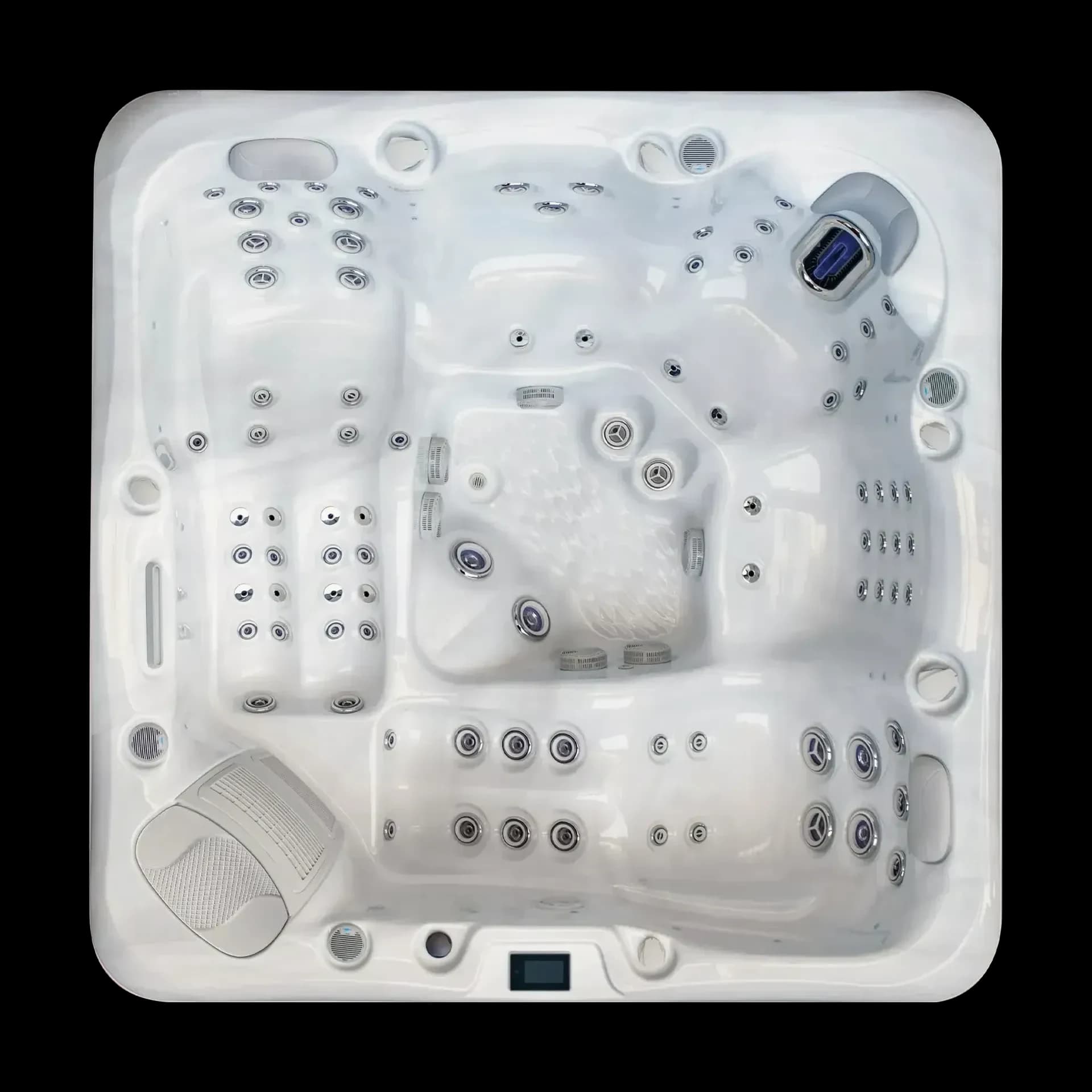 Poseidon White Series Limited, spa 5 personnes Groupe Espadon, vue de dessus
