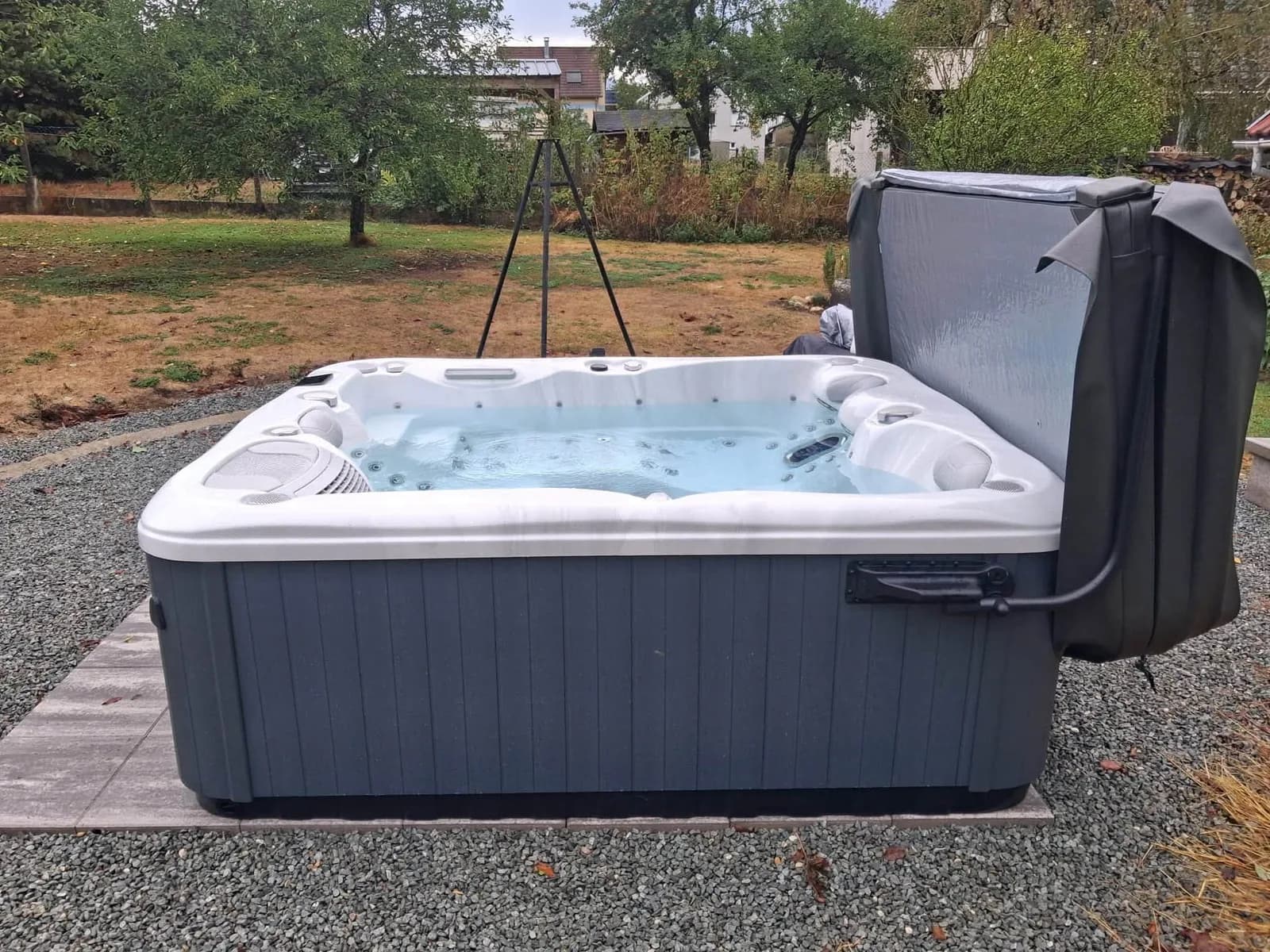 Spa Appolon installé à Wolfersdorf, autre vue du chantier