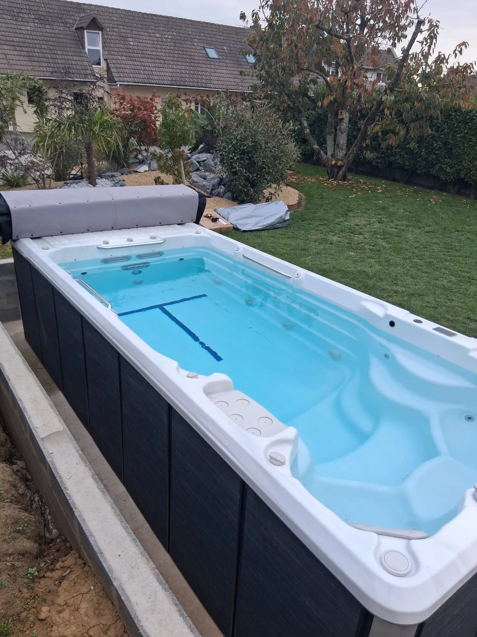 Spa Northland installé à Haynecourt, autre vue du chantier
