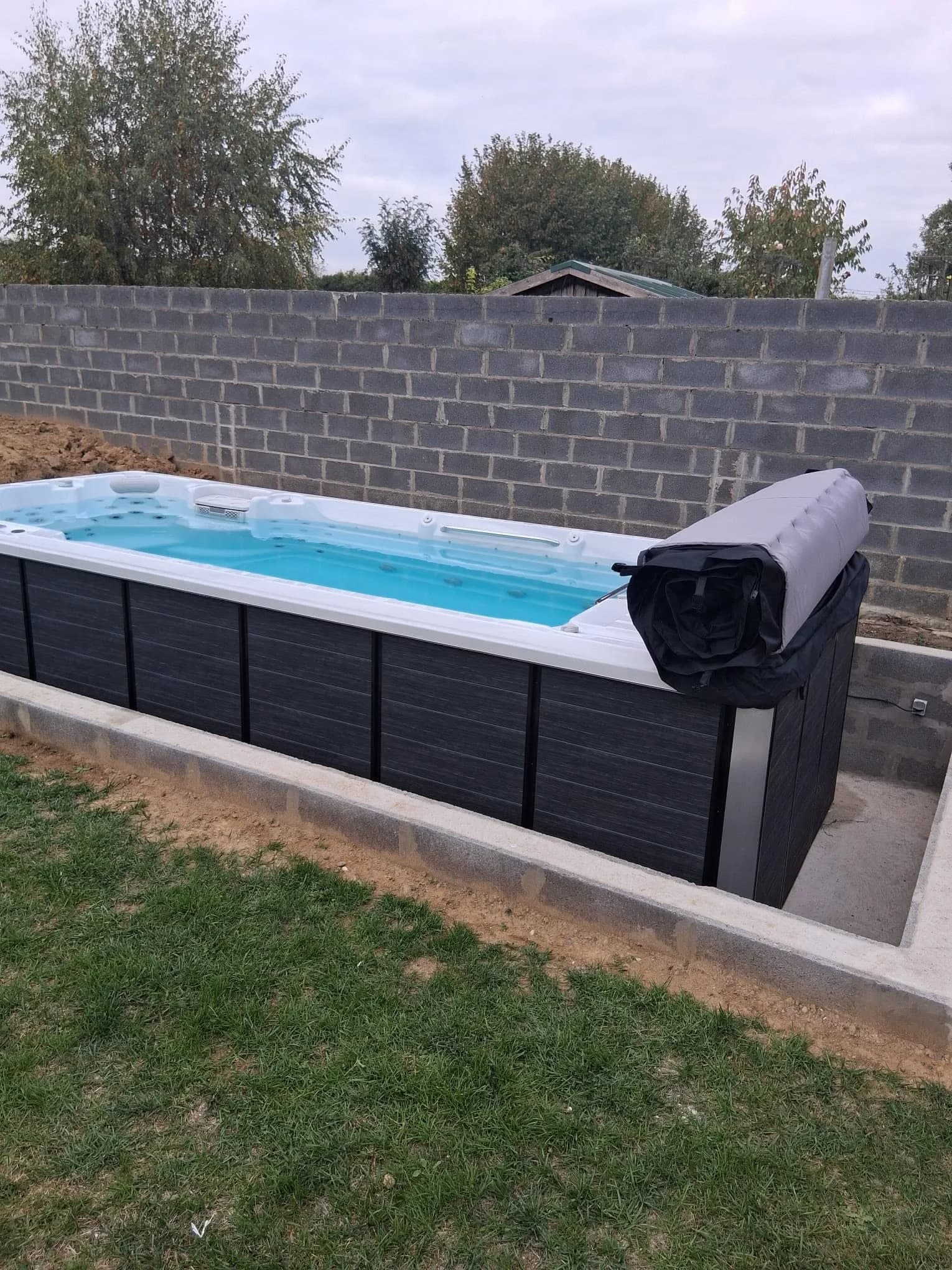 Spa Northland installé à Haynecourt, autre vue du chantier