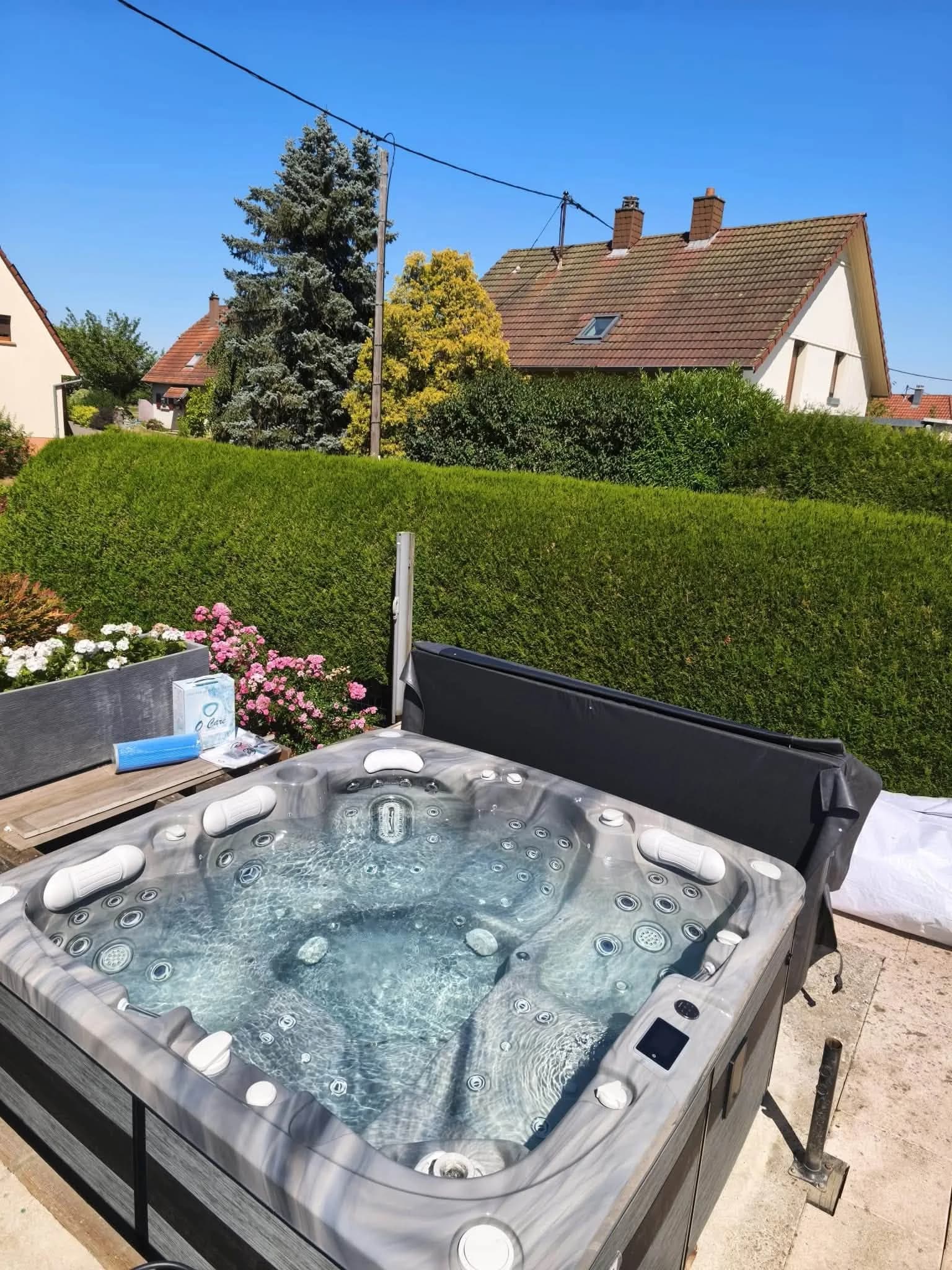 Spa Øppland installé à Burnhaupt-le-Haut, autre vue du chantier