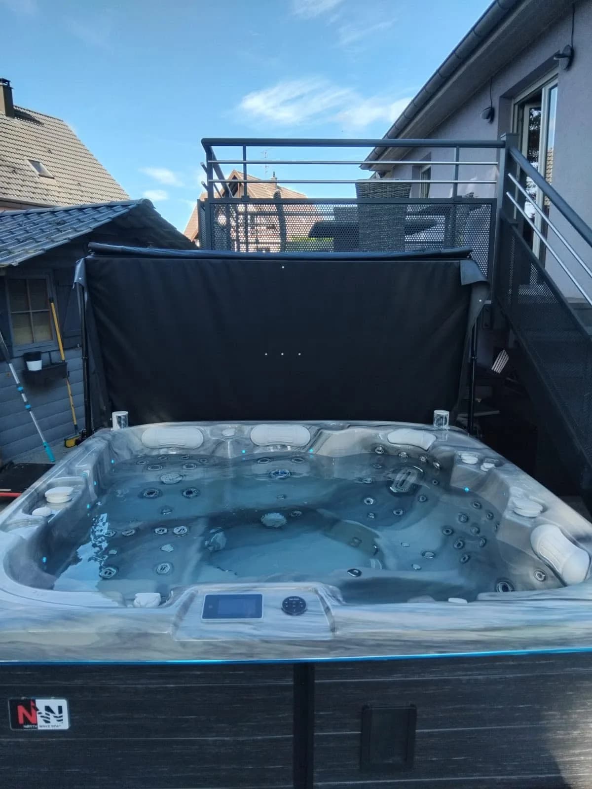 Spa Oppland installé à Lutterbach, autre vue du chantier