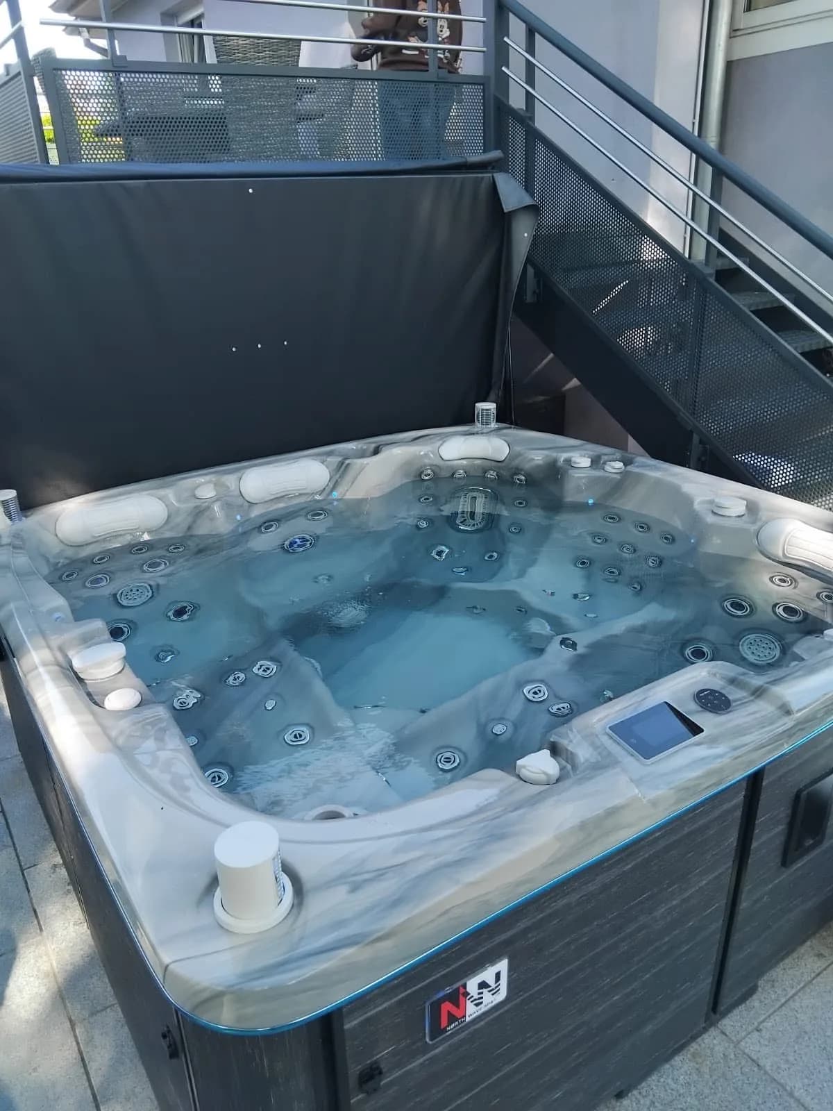 Spa Oppland installé à Lutterbach, autre vue du chantier