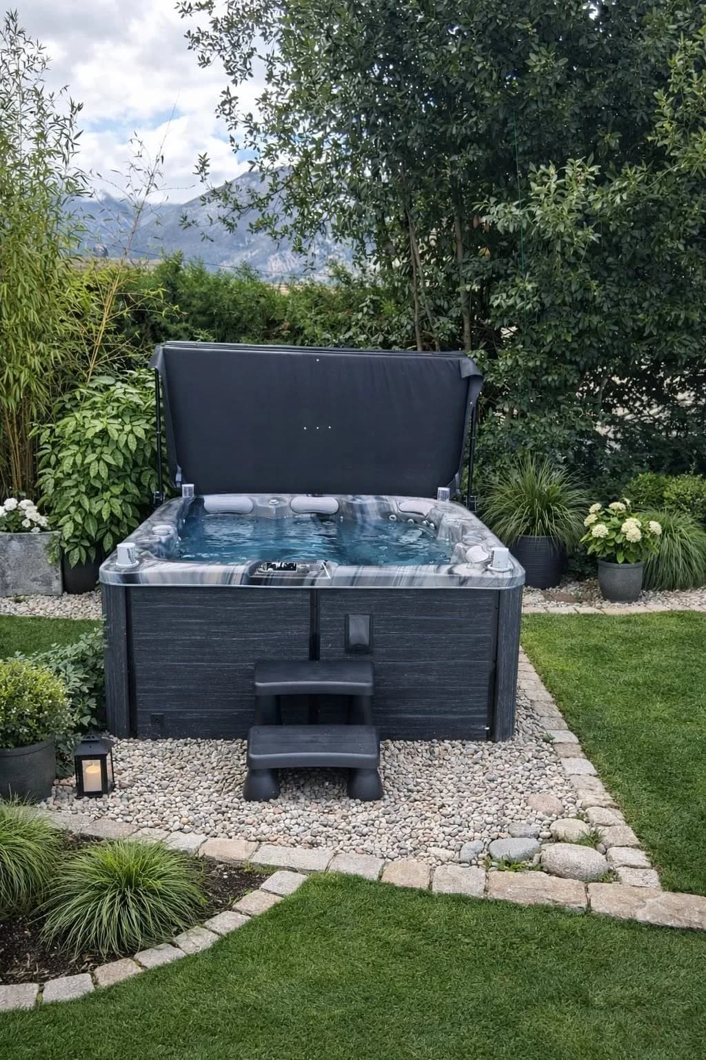 Spa Oppland installé à Saint-Egreve, autre vue du chantier