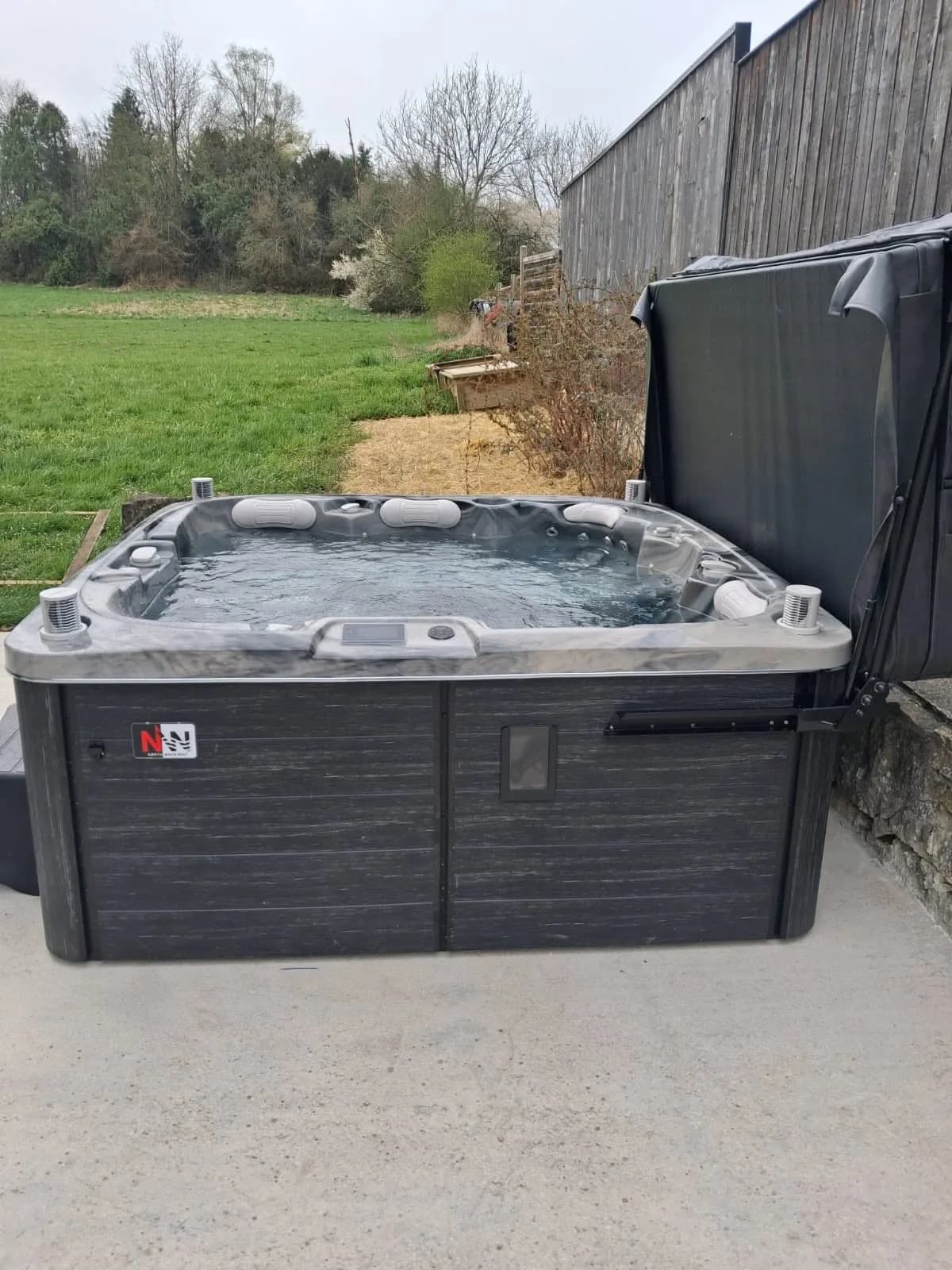 Spa Oppland installé à Tagsdorf, autre vue du chantier