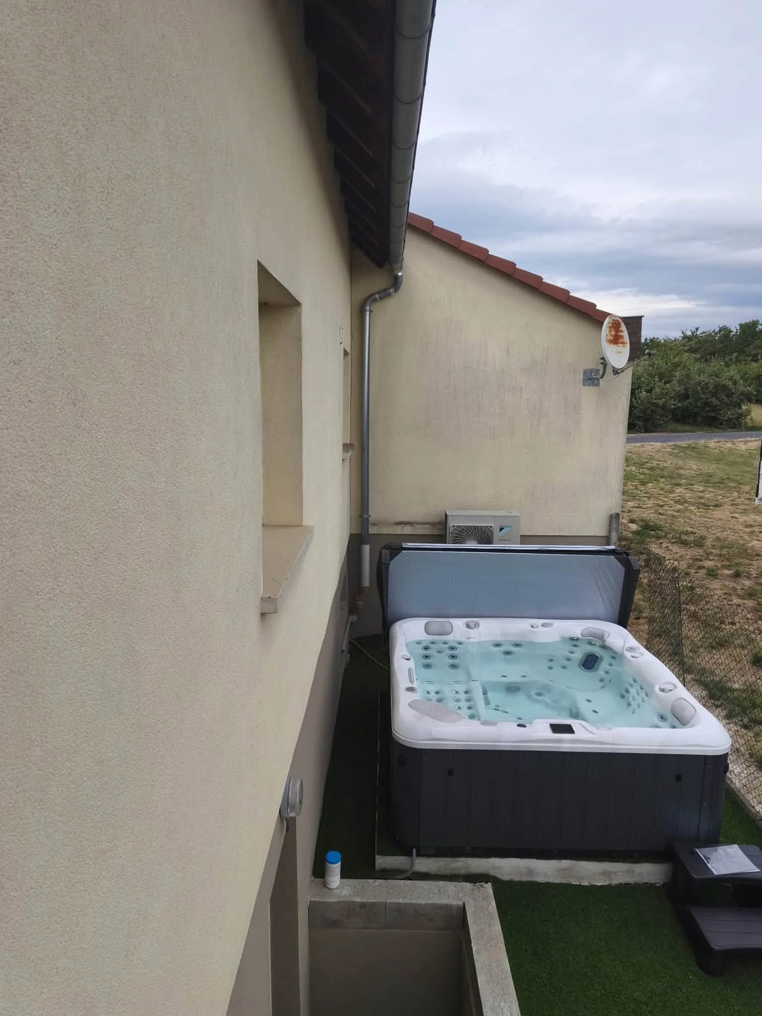 Spa Poséidon installé à Kriegsheim, autre vue du chantier