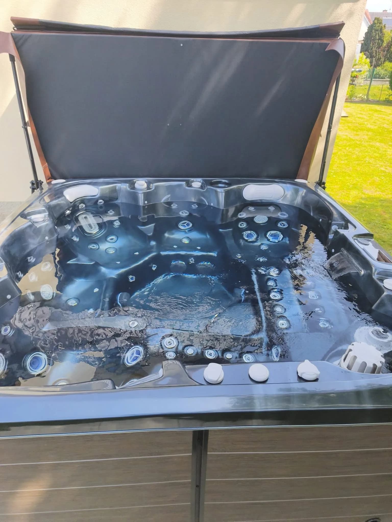 Spa Solveijg installé à Gresswiller, autre vue du chantier