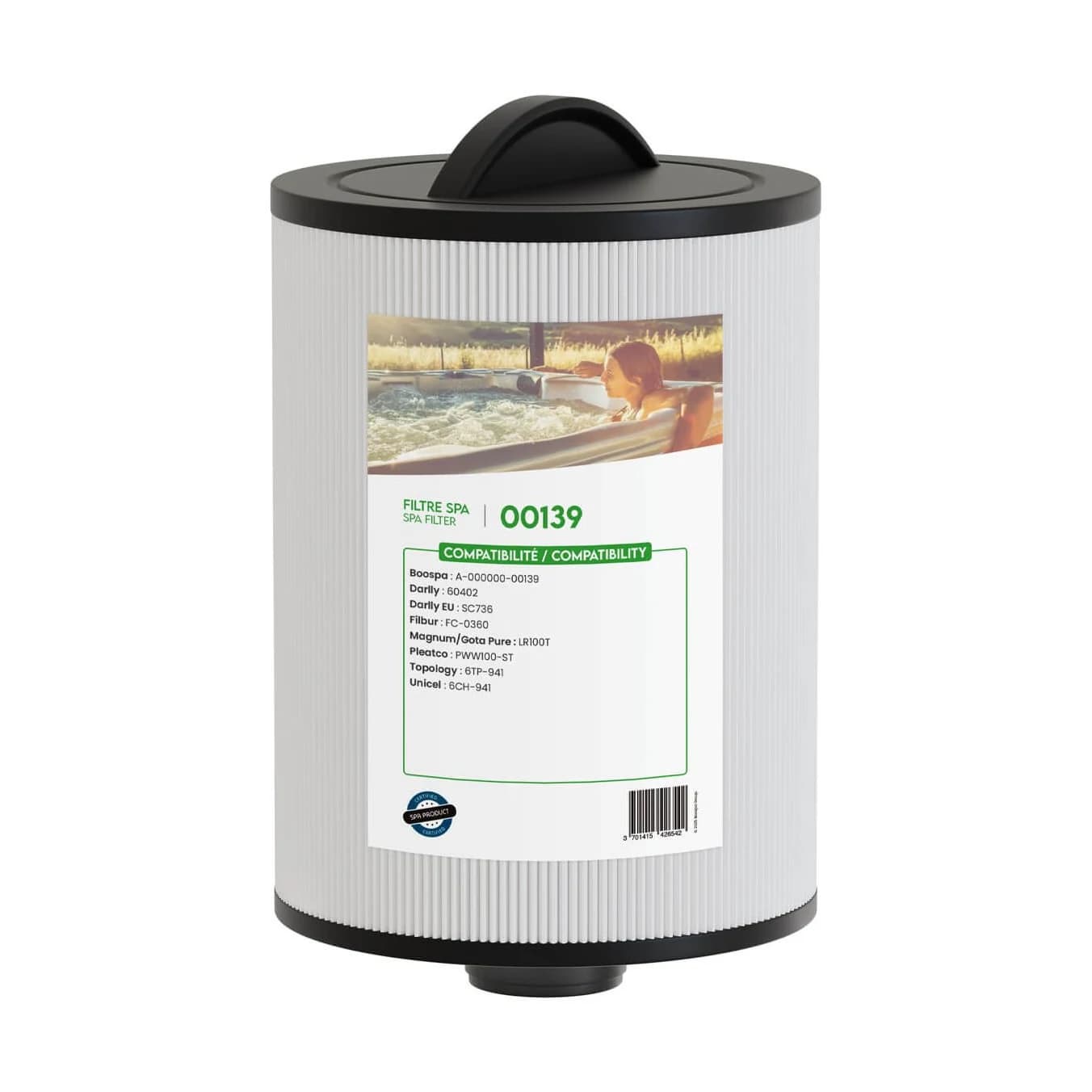 Filtre de spa 60402 / 6CH-941 / 6TP-941 / FC-0360 / PWW100-ST, cartouche filtrante